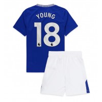 Everton Ashley Young #18 Domaci Dres za djecu 2024-25 Kratak Rukav (+ Kratke hlače)